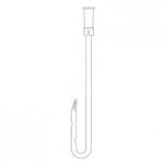 Zarys Tiemann Urinary Cathether Sterile Curved CH 8