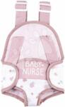 Smoby Babahordozó 42 cm játékbabának Baby Carrier Natur D'Amour Baby Nurse Smoby ergonomikus kenguru (SM220305W)