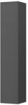 Laufen THE NEW CLASSIC Magas szekrény, 1 ajtó, bal oldali zsanérral, 1 fapolccal és 4 üvegpolccal, Traffic Grey 32X160X32 - H4060610856271 (H4060610856271)