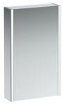 Laufen FRAME 25 Tükrös szekrény, alumínium, 1 kétoldalas tükrös ajtó, 2 LED világító elemmel H4083229001441 (H4083229001441)