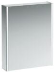 Laufen FRAME 25 Tükrös szekrény, alumínium, 2 LED világító elemmel és alsó háttérvilágítással, Fényes fehér H4084719001451 (H4084719001451)