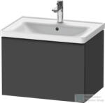 Duravit D-NEO 634 x 452 mm-es 1 fiókós függesztett szekrény 236765XXX mosdóhoz, Graphite Matt Decor DE425404949 (DE425404949)