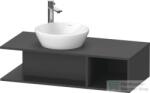 Duravit D-NEO 1000x480 mm-es mosdó alá építhető alsószekrény, Graphite Matt Decor DE491904949 (DE491904949)