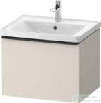 Duravit D-NEO 584x 452 mm-es 1 fiókós függesztett szekrény 236760XXX mosdóhoz, Taupe Matt Decor DE4249091910000 (DE4249091910000)