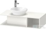 Duravit D-NEO 1000x480 mm-es mosdó alá építhető alsószekrény, White High Gloss Decor DE491902222 (DE491902222)