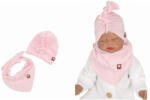 Z&Z Copii cu stil primăvară toamnă velur capac, turban cu eșarfă, Sf. roz, 68/80