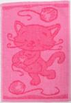  Prosop pentru copii BEBÉ pisica roz 30x50 cm Prosop
