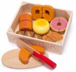 Bigjigs Toys Tăiere produse de patiserie într-o cutie Bucatarie copii