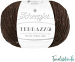 Scheepjes Terrazzo 749 Caffe Nero - kávé barna gyapjú fonal