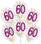 Amscan Baloane din latex cu confetti 60