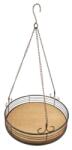 Clayre & Eef Mennyezeti virágtartó fém, rattan, 41x70cm