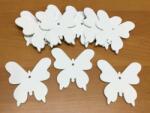  Fa pillangó fehér 7cm 10db/csomag (4260)