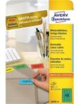 AVERY L6040-20 45, 7x21, 2mm visszaszedhető 960db-os zöld etikett (AVERY_L6040-20) (AVERY_L6040-20)