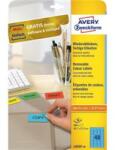 AVERY L6039-20 45, 7x21, 2mm visszaszedhető 960db-os kék etikett (AVERY_L6039-20) (AVERY_L6039-20)