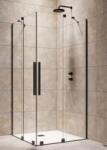 Radaway Furo Black KDD szögletes fekete zuhanykabin 100B+80J (10105100-54-01L+10105080-54-01R)