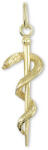 Soliter Brilio Aszklépiosz pálca arany medál 241 001 00775