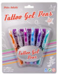  Tetováló toll 6 darabos készlet sablonnal (29520)