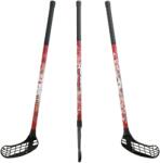 Acito Floorball ütő grippes piros, Acito Vintage 95/106, jobbra ívelő fejjel