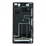 Sony E6653 Xperia Z5 DualSim előlap (lcd) keret, fekete (gyári)
