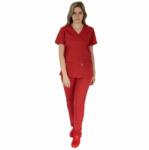 Lotus Costum medical femei, Lotus 2, 8073 rosu