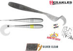 Herakles GRUB MATO WORM 6.5 16.5cm Smoke Silver Clear
