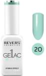 REVERS COSMETICS Lac de unghii Gellac 1 Step, Hybrid Effect, Non UV, Revers, 20 Green Mint, 10 ml (RVGELAC20)