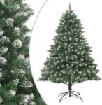 vidaXL Brad de Crăciun artificial cu suport, 240 cm, PVC (345163)
