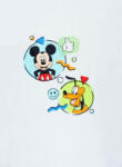  Disney Mickey és Plútó wellsoft béléses pamut babatakaró 70x90cm - fehér - babyshopkaposvar