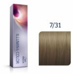 Wella Illumina Color vopsea profesională permanentă pentru păr 7/31 60 ml
