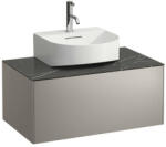 Laufen SONAR Fiók elem, 1 fiók, 816341, 816342 mosdókhoz, kivágással középen, Titán és Nero Marquina 77.5X34X45.5 - H4054410341421 (H4054410341421)
