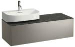 Laufen SONAR Fiók elem, 1 fiók, 816341, 816342 mosdókhoz, bal / jobb oldali kivágással, Titán és Nero Marquina 117.5X34X45.5 - H4054520341421 (H4054520341421)