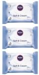 Nivea Baby Pachet 3 x 63 Servetele Umede Nivea Baby Soft & Cream (3xMAGT1007818TS)