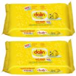 Dalin Pachet 2 x 120 Servetele Umede Dalin Soft Clean, pentru Copii (2xAAMDLSE025)
