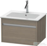 Duravit KETHO mosdó alá építhető 600x475 mm-es 1 fiókos alsószekrény 233663 mosdóhoz, Oak Terra KT641803535 (KT641803535)