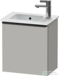 Duravit D-NEO 410x274 mm-es 1 ajtós, balos, függesztett szekrény 072343 mosdóhoz, Concrete Grey Matt Decor DE4259L0707 (DE4259L0707)
