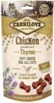 CarniLove Cat Semi Moist Snack Chicken enriched with Thyme (3 pungi | 3 x 50 g) 150 g