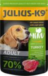 Julius-K9 Dog Adult Turkey pliculeț de hrană umedă în aspic (16 x 125 g) 2 kg