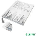 Leitz Genotherm, lefűzhető, A4, 180 mikron, víztiszta felület, 20 mm, behajtható fül, Leitz Jumbo 5db/csom