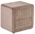 ABC Bedding Monarch kárpitozott 2 fiókos törtfehér éjjeliszekrény 57x55x47 cm