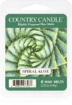 Country Candle Spiral Aloe ceară pentru aromatizator 64 g