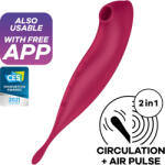 Satisfyer Twirling Pro Connect App Dark Red Vibrator