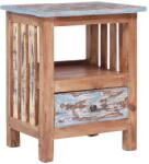 vidaXL Noptieră, 41 x 30 x 50 cm, lemn masiv reciclat (283926) - comfy