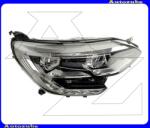 RENAULT MEGANE 4 2016.03. -2020.09 Fényszóró jobb (H7/H7/LED) alul nappali fénnyel, króm betéttel, motorral TYC 20-17449-16-2