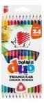 ICO ICO kétvégű háromszög alakú 12/24 színű színes ceruza (SÜNI_7140152000) (SÜNI_7140152000)