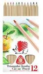 ICO ICO Jumbo háromszög alakú natúr 12db-os vegyes színű színes ceruza (SÜNI_7140135000) (SÜNI_7140135000)