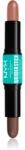 NYX Professional Makeup Wonder Stick Dual Face Lift baton pentru dublu contur culoare 03 Light Medium 2x4 g