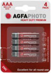 AgfaPhoto AAA elem mikro féltartós heavy duty 4db/bliszter (AgfaPhoto) (APFAAA)