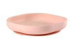Beaba - Szilikon tányér tapadókoronggal Pink