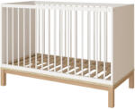 Faktum kiságy Loop White and Oak 60x120cm