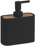 SAPHO NINFEA álló szappanadagoló, fekete/bambusz 138014 (138014) - szaniterplaza